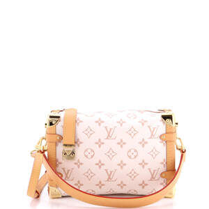 Louis Vuitton MM Side Trunk Handbag Monogram Dune Canvas